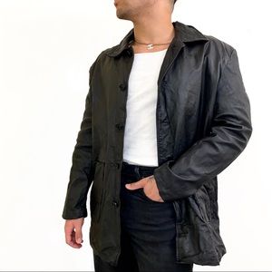 Black Caribou Creek Leather Jacket/Coat